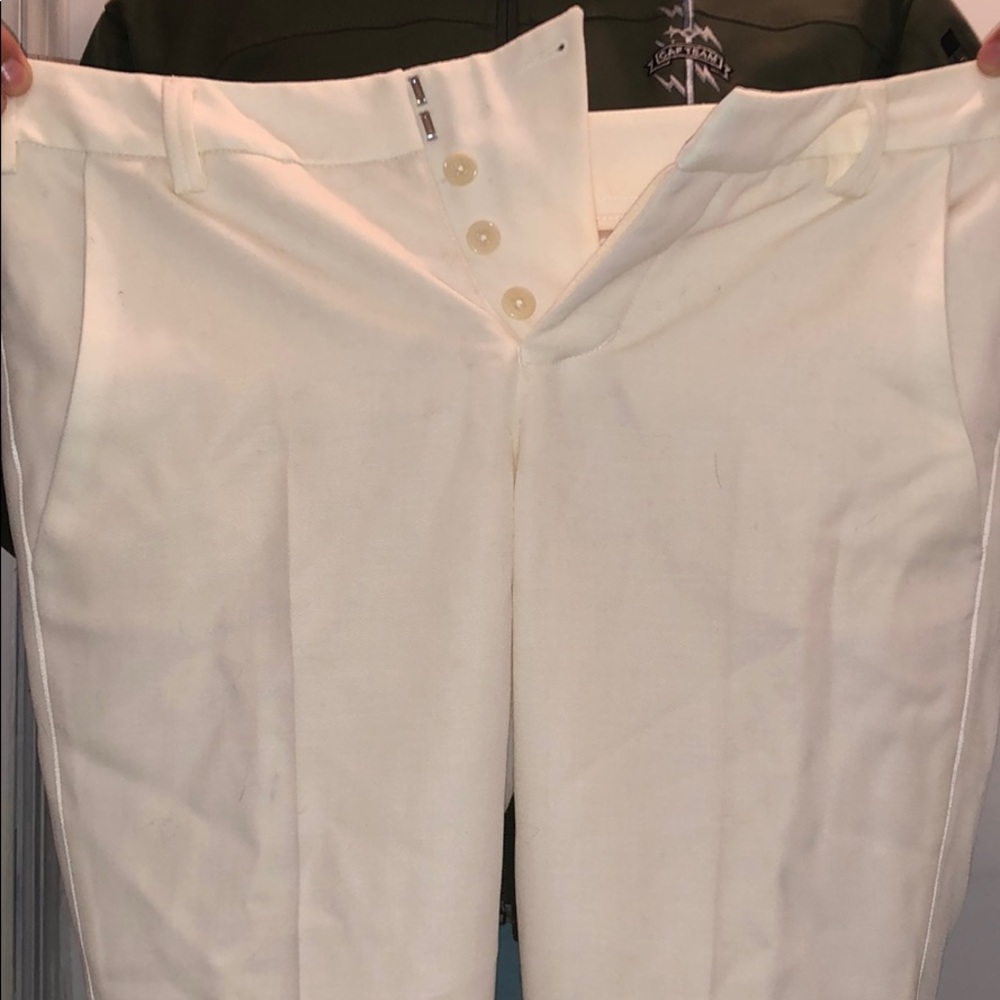 zadig and voltaire off white dress slacks